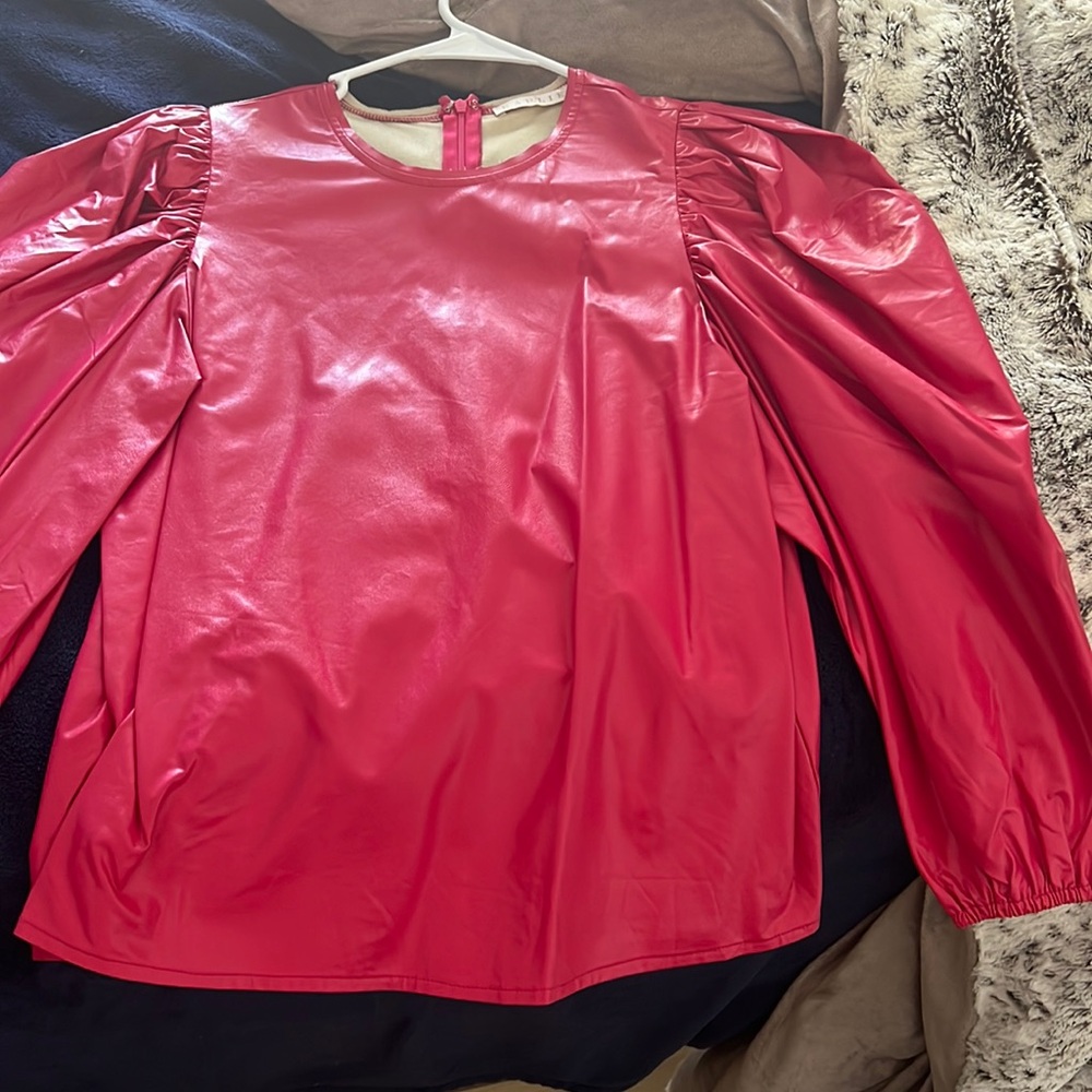 Karlie Pleather Top
